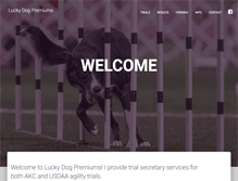 Tablet Screenshot of luckydogpremiums.com